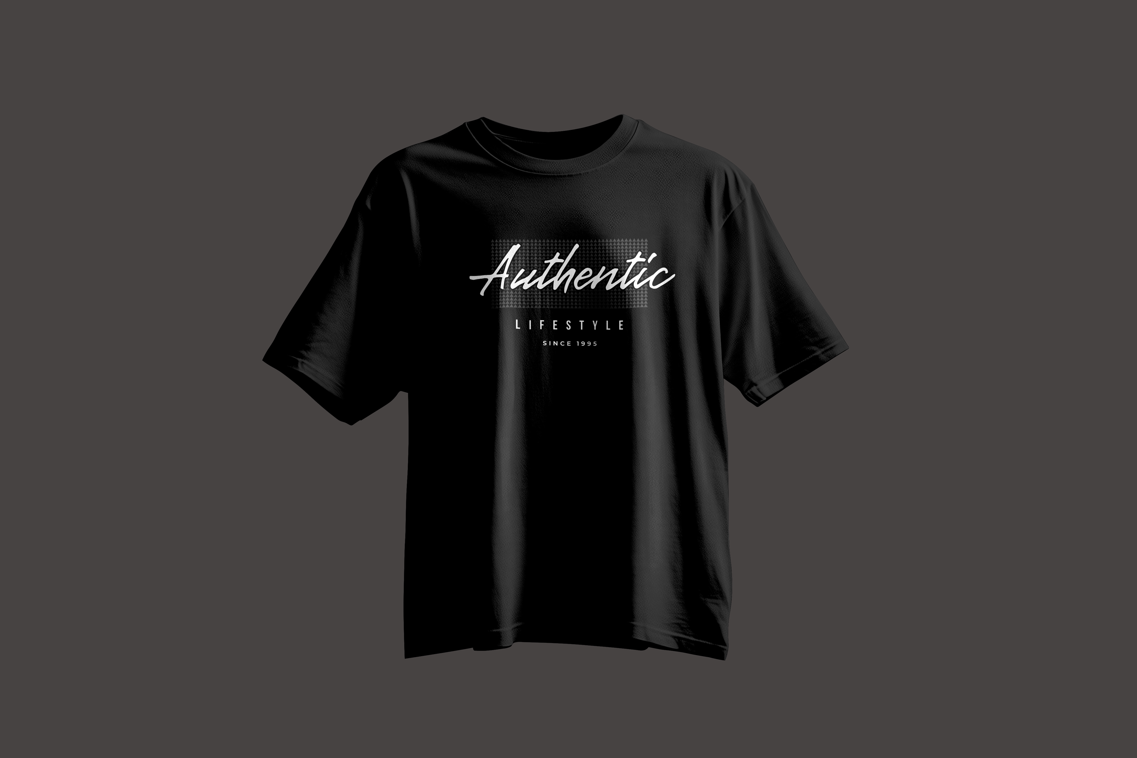 Authentic Classic Typography T-Shirt