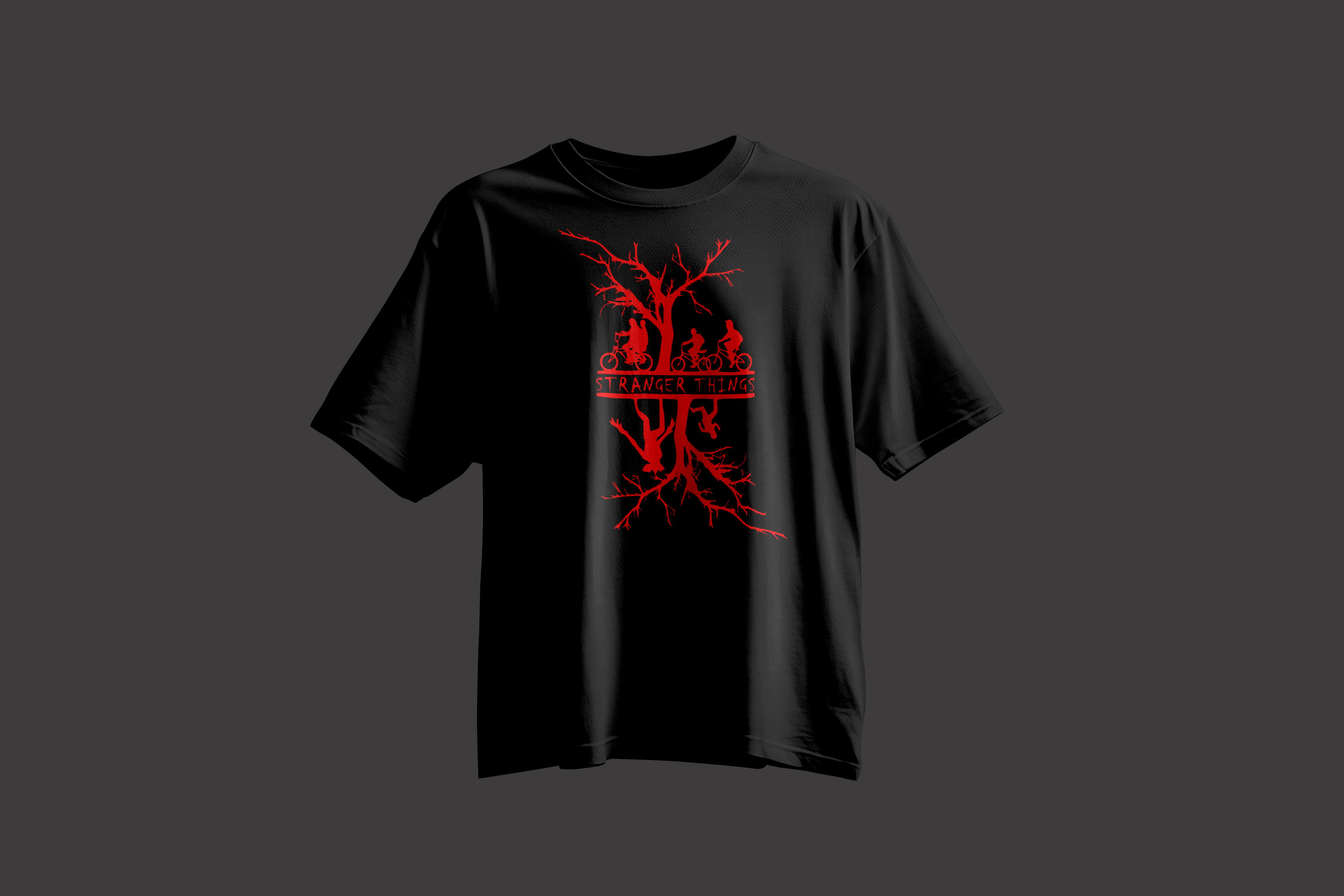 Stranger Things Upside Down Reflection T-Shirt - Roots of Evil Edition