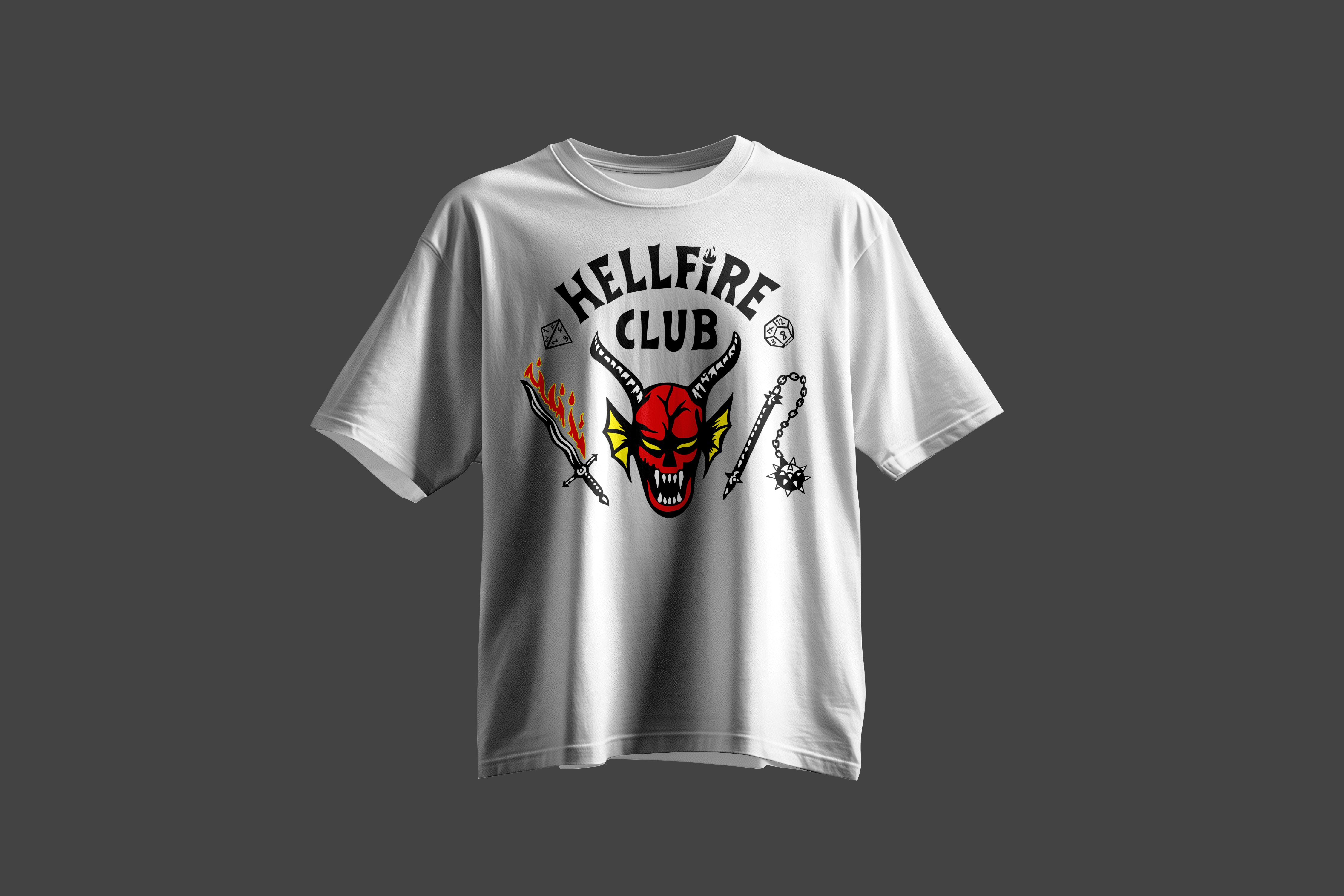 Stranger Things Hellfire Club D&D Logo T-Shirt - Official Edition